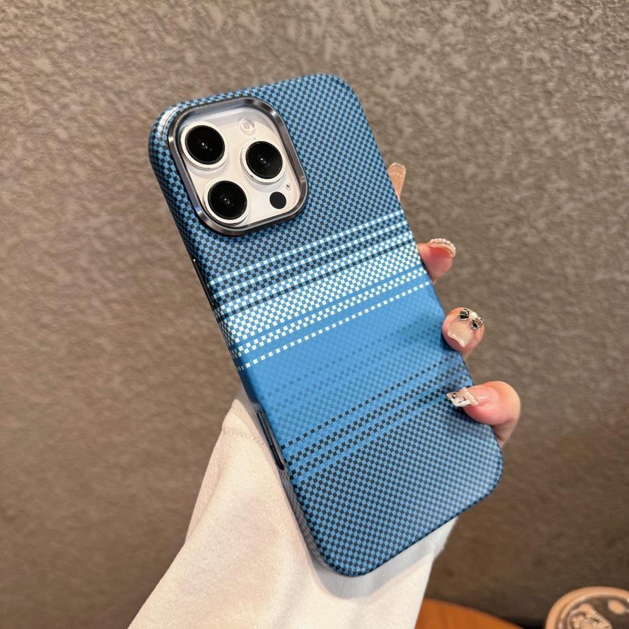 

Чехол для телефона из углеродного волокна с металлическим объективом и магнитной беспроводной зарядкой для iPhone 11 12 14 15 13 16 Pro Max, защитная крышка, устойчивая к царапинам, Fundas For iPhone 11 синий