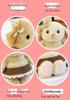 Adorable Snowball Rabbit Plush Toy | Comforting Companion Doll for Children