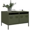 VidaXL TV Cabinet Olive Green 68x50x43.5 Cm Cold-rolled Steel, TV Stand, TV Sideboard, Hi-fi Cabinet, TV Bench, Cabinet In 851242