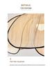 Minimalist Japanese Retro Rattan Petal Chandelier for Home and Tea Rooms