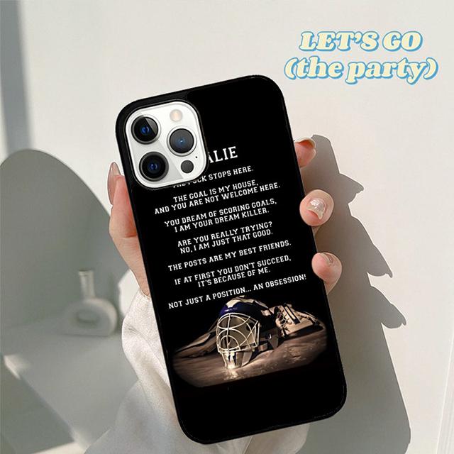 Autumu Ice Hockey Club Pattern Phone Case Cover for iPhone 17 Air 16 16e 15 12 11 13 14 Pro Max Apple Plus Coque
