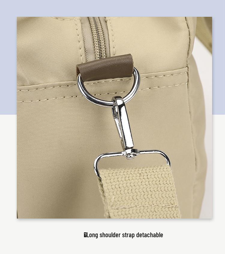 Nylon Solid Color Shoulder Bag: Versatile Casual Handbag and Crossbody Bag for Women