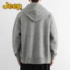JEEP Men's Hooded Knitted Cardigan Jacket
