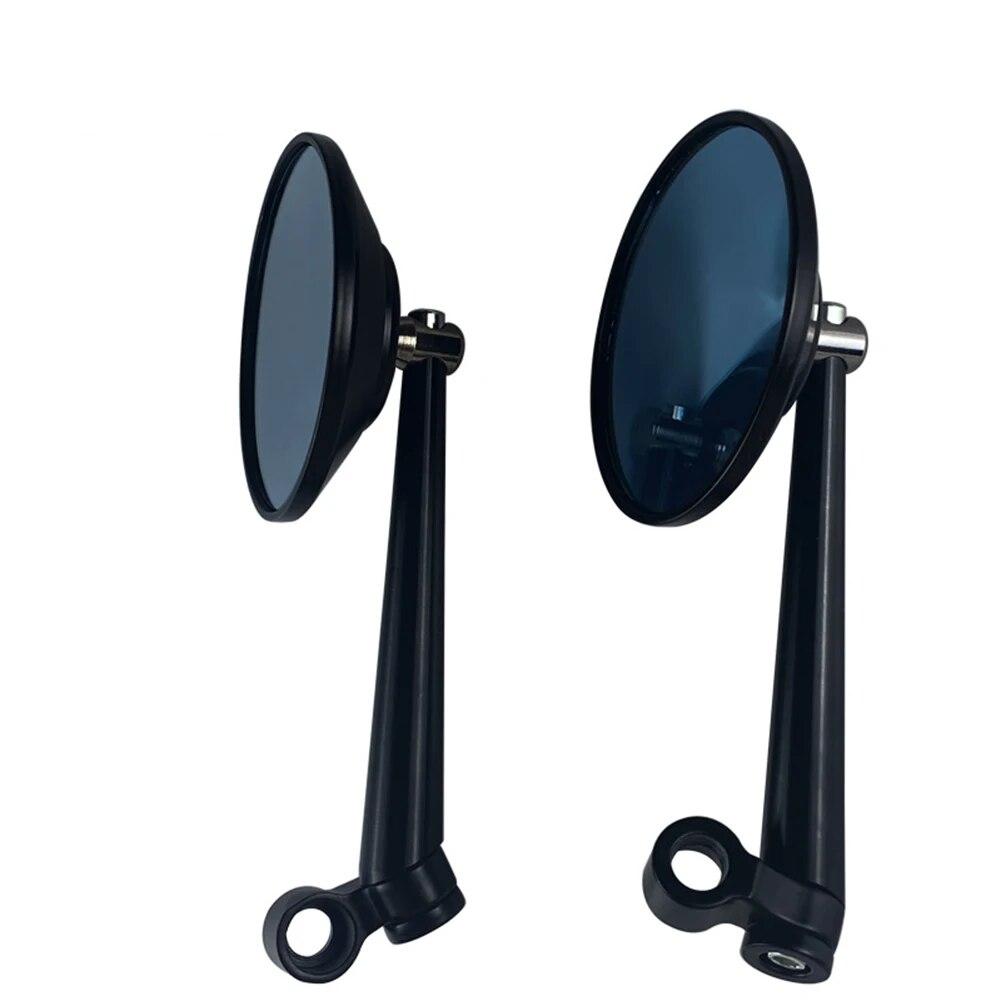 CNC Motorcycle Electric Mirror Round Side Rearview Mirror For Honda For Anti-fall Folding Round Mirror