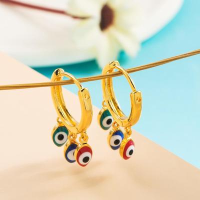 Orecchini a cerchio da donna Orecchini accessori esagerati con perline di riso creative a forma di O bohémien