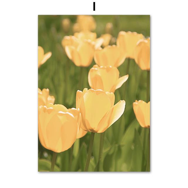 Sunflower Butterfly Mountain Lake Flowers Wall Art Canvas Painting Nordic Posters And Prints Wall Pictures For Living Room Decor