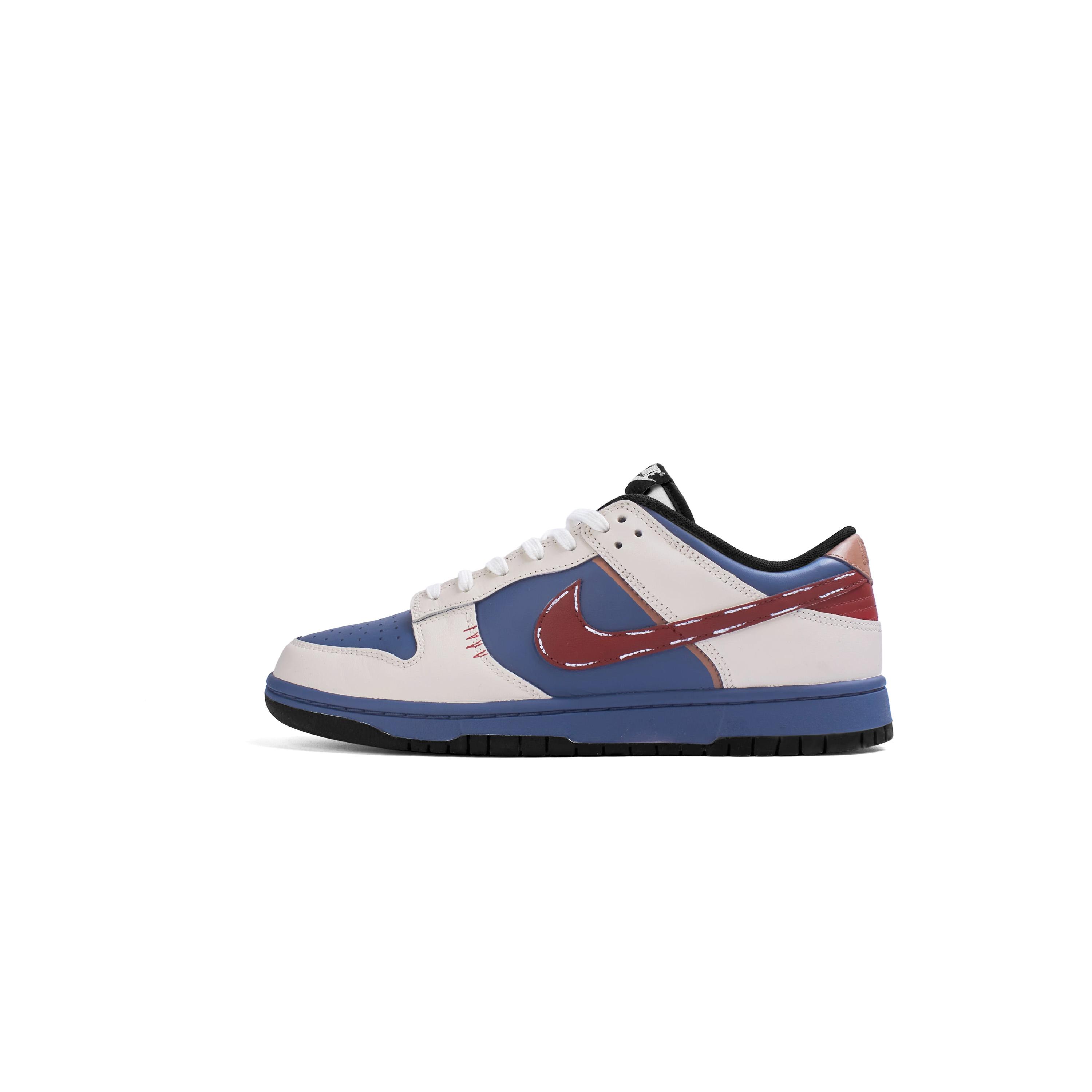 

Nike Dunk Synthetic Leather Abrasion Resistant Low top Skateboard Shoes Unisex Dark Blue HF5441-100(Team825-) 38