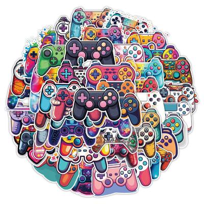 50 Game Handle Stickers Pack Skateboard Suitcase Decoration Stickers Waterproof Ins Wind Computer DIY Stickers