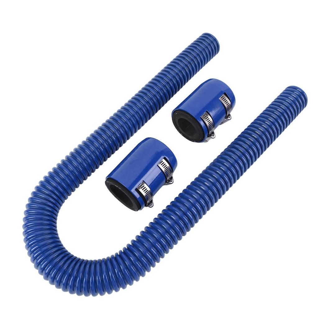 36 Inch Flexible Stainless Steel Radiator Hose Kit With Billet Clamps Universal Flex Radiator Coolant Water Hose