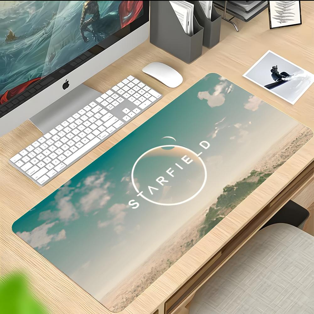 Vast Sci Fi Game SStarfield Mouse Pad Thick Stitched Edge Gaming Mousepad Large NonSlip Desk Mat