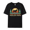 Jul Australisk Boskapshund T-shirt Vintage T-shirts Toppar Tees Retro 100% Bomullstyg Unik T-shirt