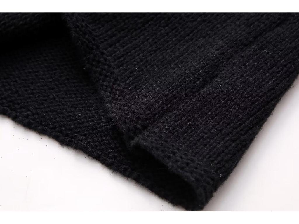 2024 Frühling & Herbst Damen Europäischer & Amerikanischer Stil Rundhals Strickpullover - A34318