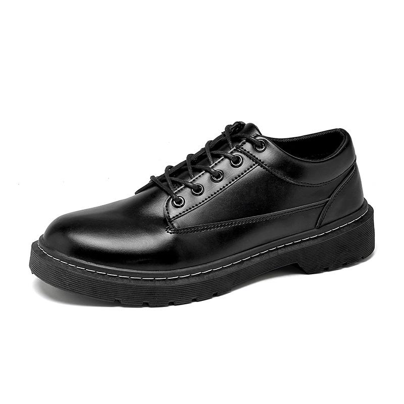 Leather shoes soft-soled men's shoes 2025 spring new breathable men's business dress casual leather shoes British versatile trendy shoes