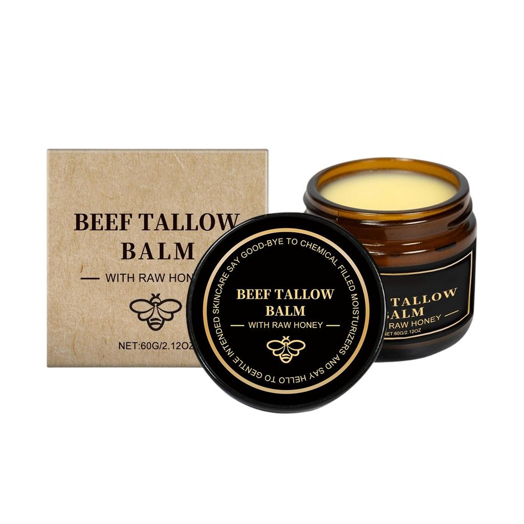 Beef Tallow Facial Moisturizer Deeply Moisturizes , Locks In Moisture , Provides Comfort And Care For The Skin.
