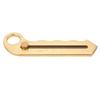 Universalmesser aus reinem Kupfer, strapazierfähig, golden, einziehbar, zum Abtrennen von Tapeten, zum Schneiden