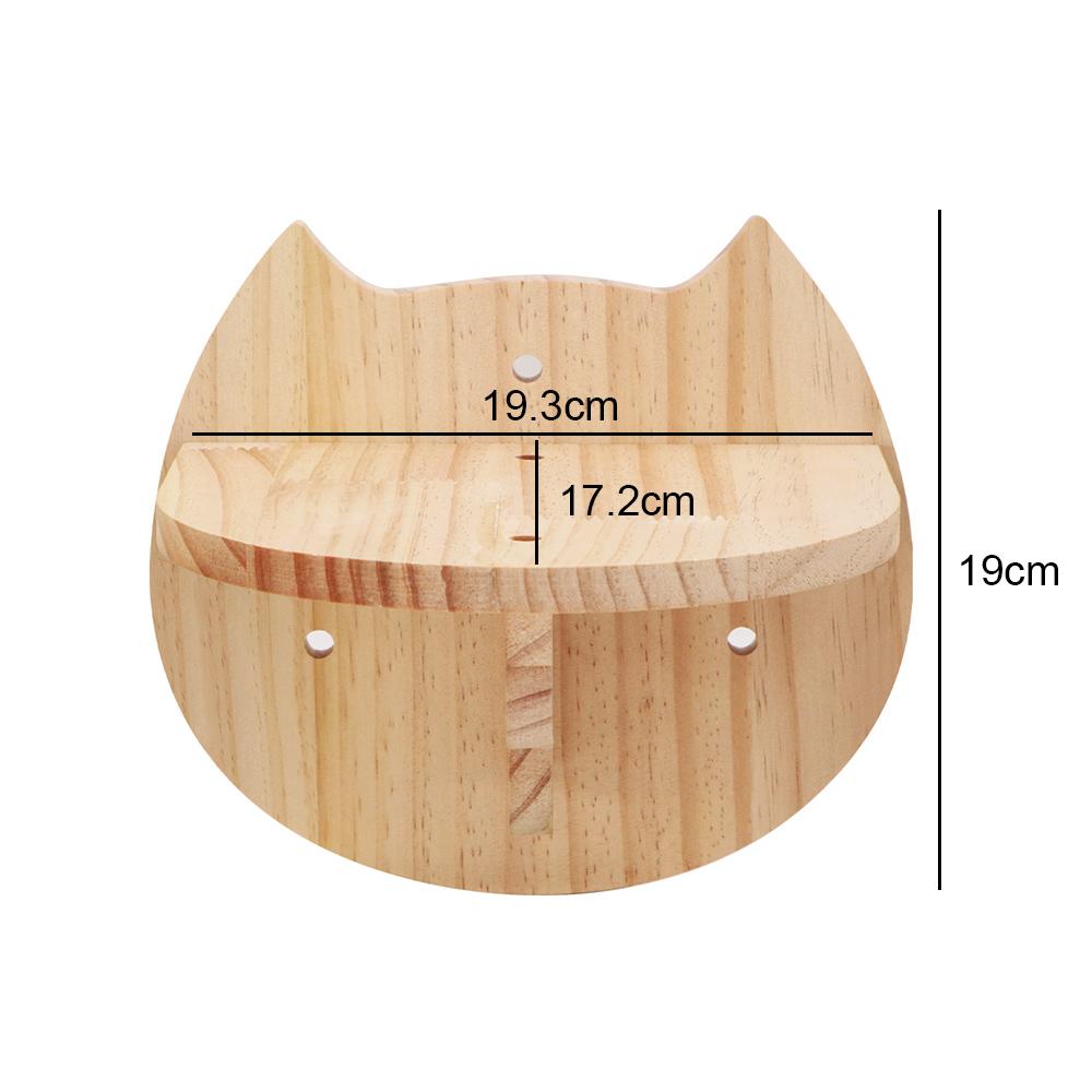 Cat Climbing Tree Wall Mounted Wooden Cat Shelves Jumping Furniture Cat Scratching Post Hammock Stairs Playing Climbing Frame