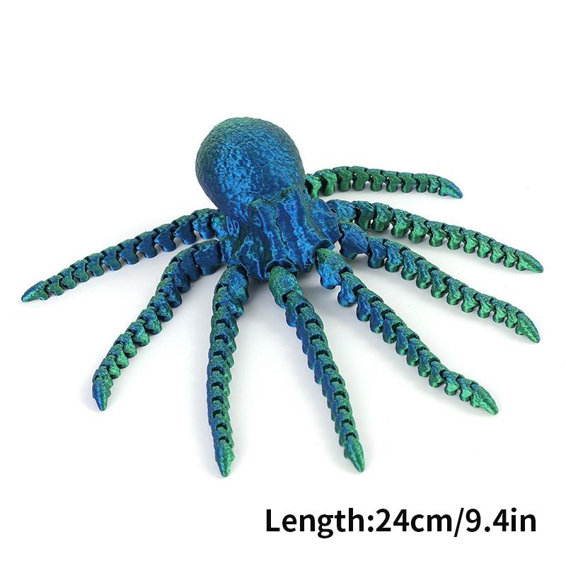 3D Printed Dragon Desk Accessorie Office Accessorie 3D Printed Snake Octopus Ornament Birthday Holiday Gifts Room Decor