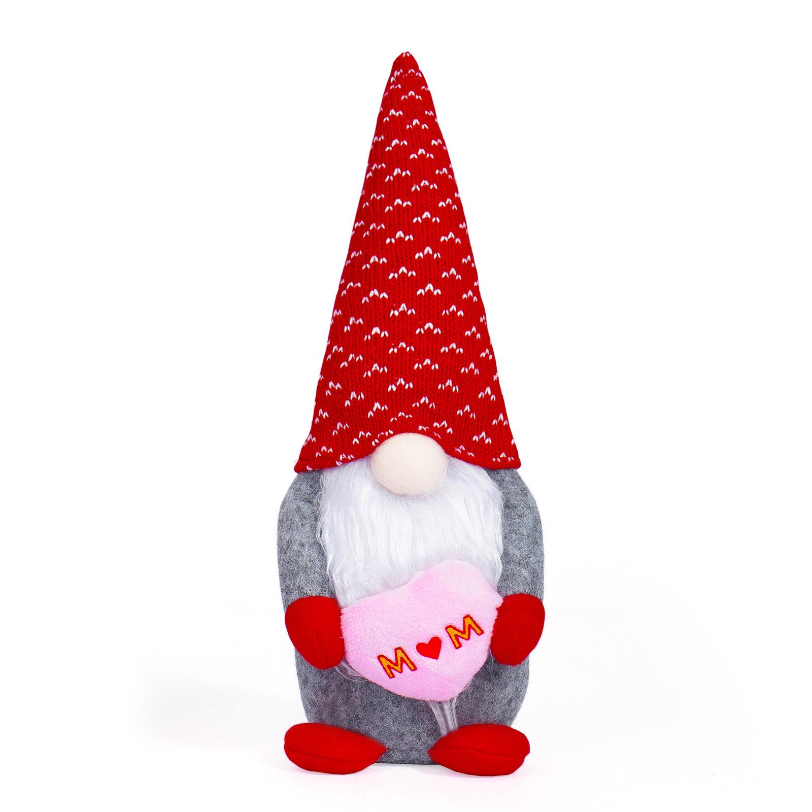 Mother s Day Heart Envelope Faceless Gnome Ornament - Cute Rudolf Valentine s Gift