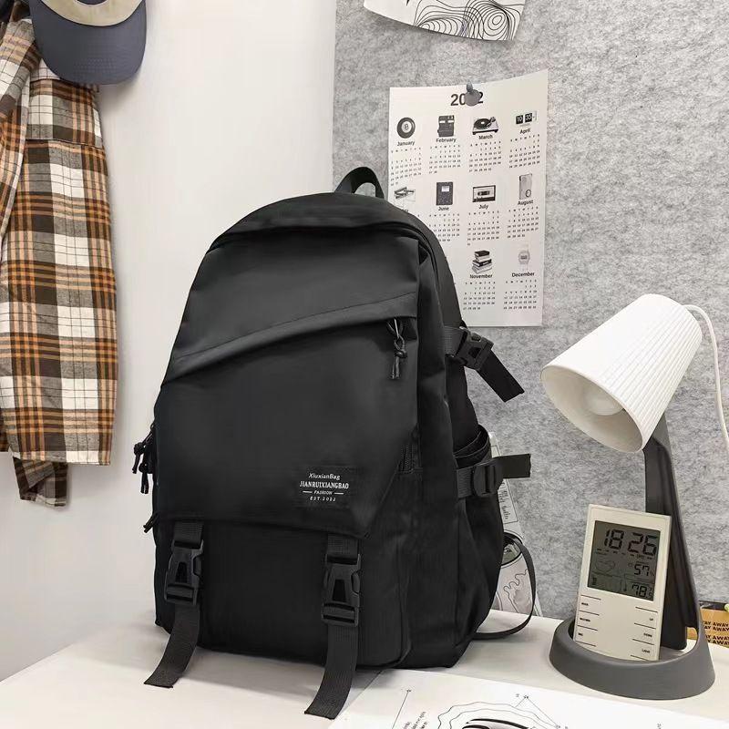Schoolbag Computer Backpack Men's and Women's Simple Versatile Large Capacity Leisure Travel Backpack Junior High School Student School Bag