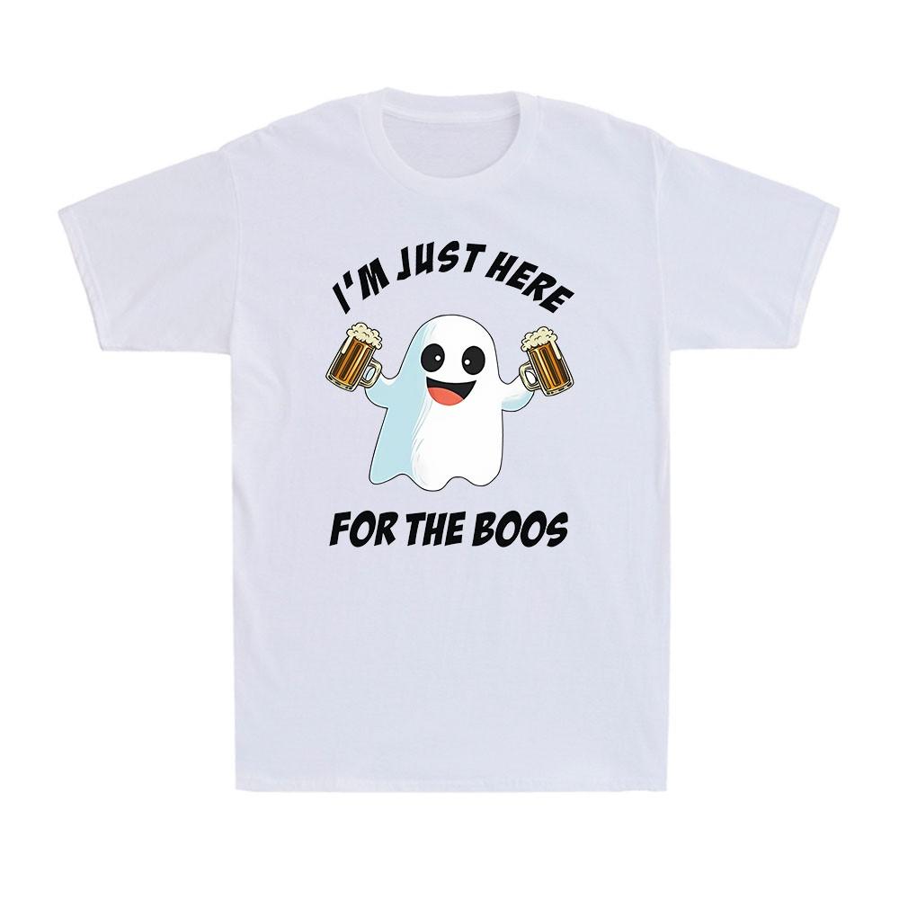 Halloween Costume I'm Just Here Funny Gift Novelty Vintage Men's Cotton T-Shirt