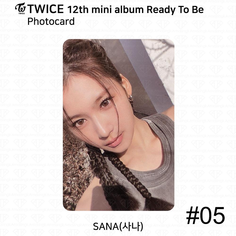 TWICE 12-й мини-альбом «Готов к работе» Фотокарточка Открытка-сообщение Плакат Открытка Сана Photocard - #05