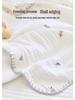 Newborn Pure Cotton Gauze Embroidered Shell Edge Swaddle Wrap