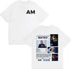 2025 Summer Rapper Abraham Mateo Tour Graphic Tshirts Unisexs Fashion T Short Sleeveshirt Unisex 100 Cotton Oversized T Shirt