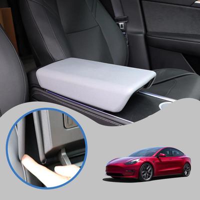 Copertura Imbottitura Bracciolo Auto in Pelle PU Universale Consolle Centrale Protezione Cuscino Supporti per Mani per Tesla Model 3/Y
