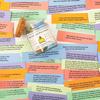 Bibelverse-Glas für Emotionen und Gefühle mit ausmalbaren Bibelversen Gottes Ermutigung Christliches Geschenk für Frauen und Männer