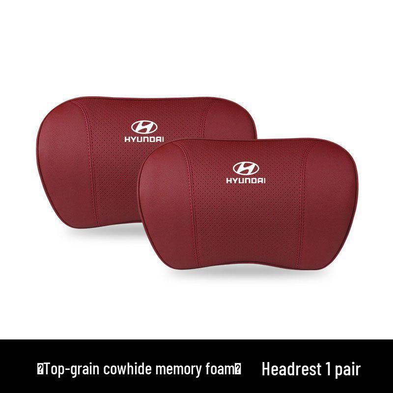 Car Headrest and Neck Pillow for Hyundai ix2535, Tucson, Verna, Elantra, and Wildlander