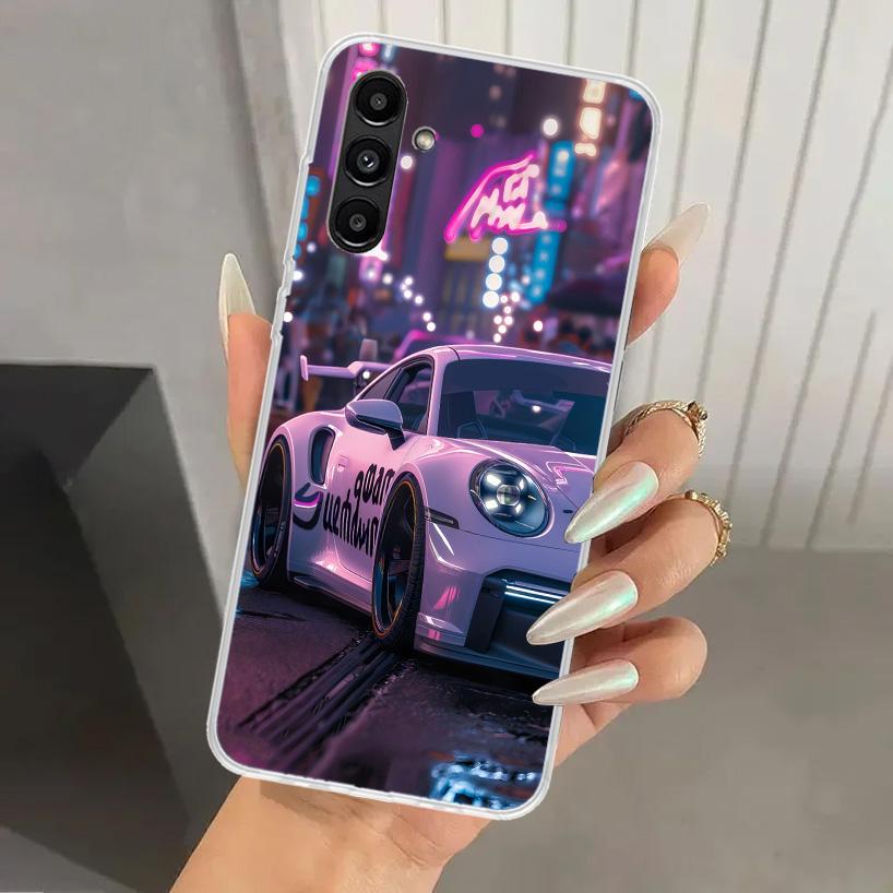 Sports Car 911 Phone Case for Samsung Galaxy A17 A16 A37 A26 A36 A57 A56 A15 A25 A35 A55 A14 A24 A34 A54 A13 A23 A33 A53 Galaxy