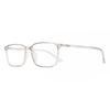 Full Rim Rectangle Transparent Grey Smartbuy Collection Taegan 2222 C3 Fashion Unisex Eyeglasses