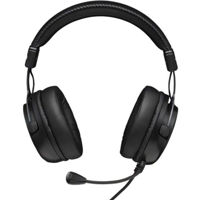 Casque Gamer Filaire - THE G-LAB - KORP TITANIUM - Microphone - PC/PS4/Xbox One - Noir