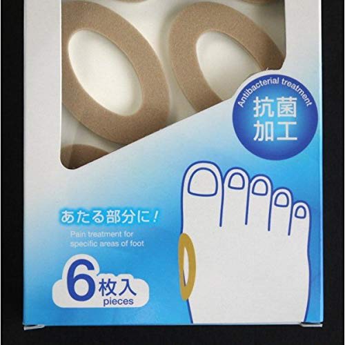 Kokubo Industries Co., Ltd. Protective Pads for Bunions, Pack of 6