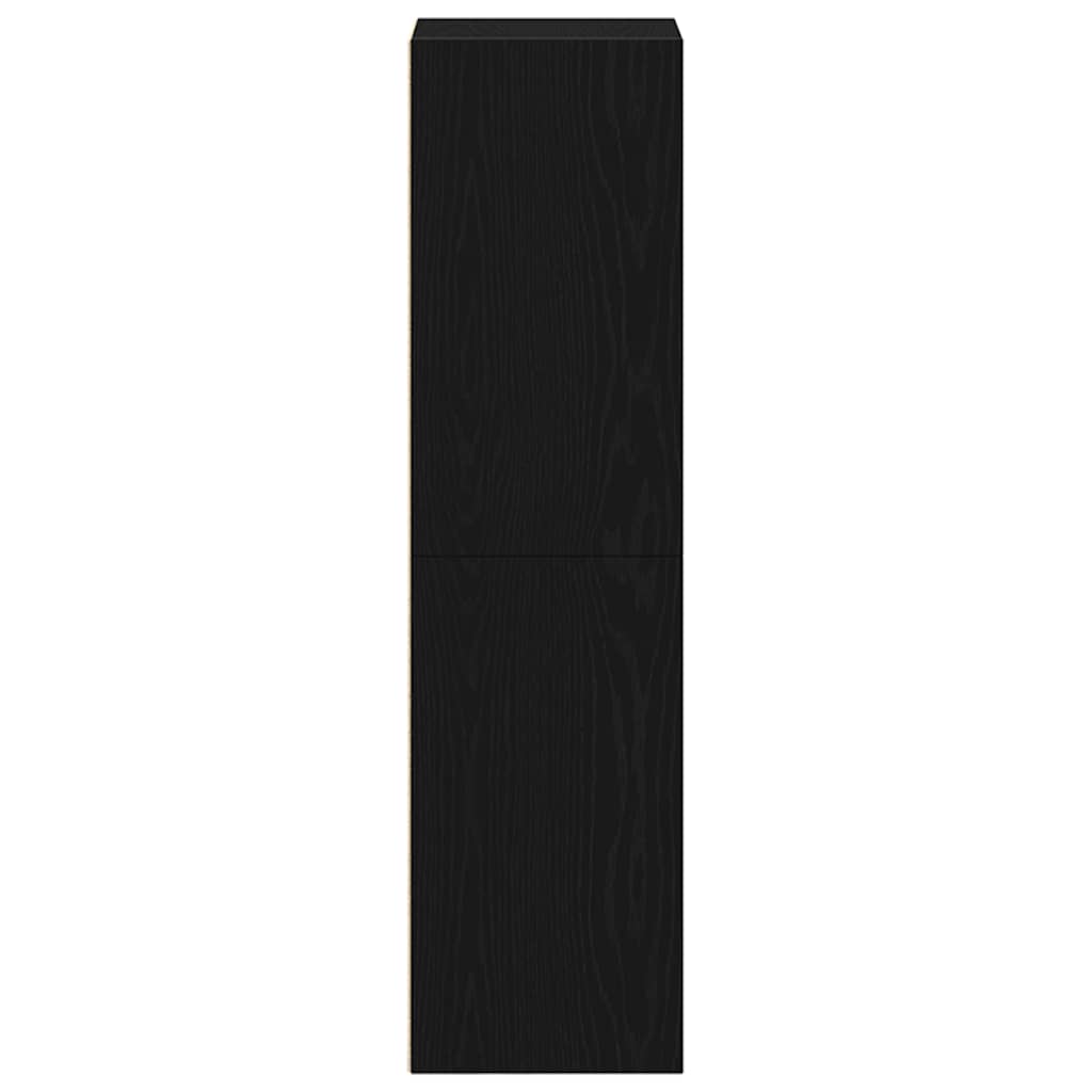 Bookshelf Black Oak Look 36 x 30 x 114 cm Engineered Wood