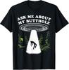 Curious Alien Humor T-Shirt: Ask Me About My Unique Design!