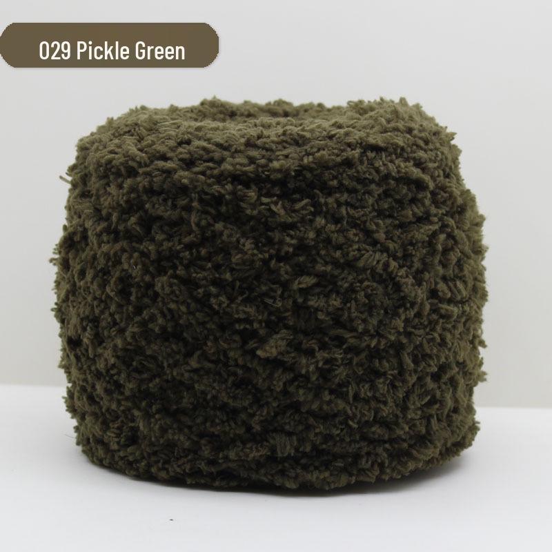 Medium-Thick Three-Strand Coral Velvet Ice Silk Plush Yarn for Hand-Knitted Baby Scarves & Vests