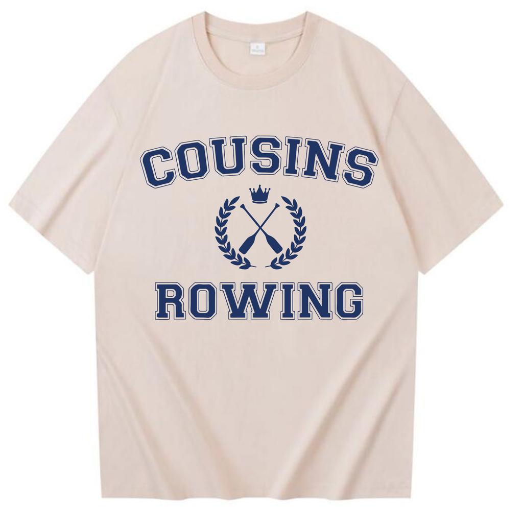 The Summer I Turned Pretty Tshirt Bellys Cousins Rowing Short Sleeve Tee Cousins Beach Shirt Fashion Harajuku Kawaii Tshirt
