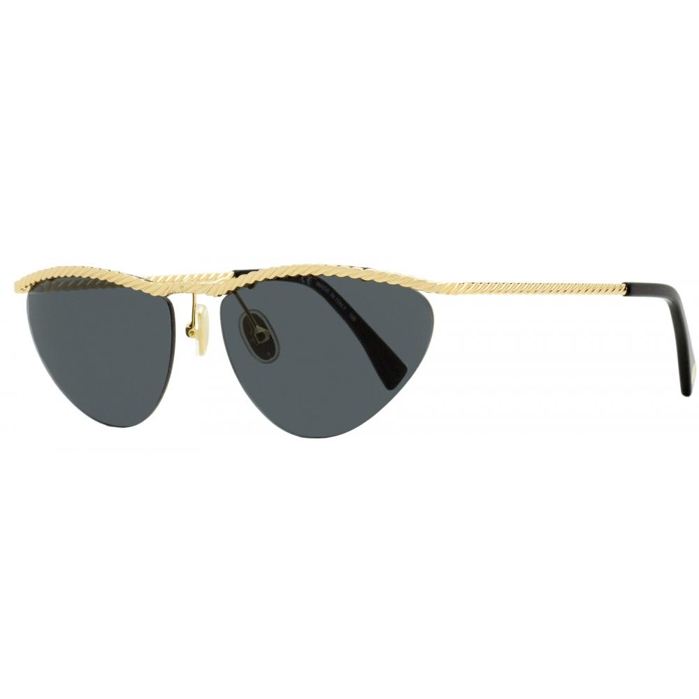 

Женские солнцезащитные очки Lanvin «кошачий глаз» LNV102S 710 золотисто/серые 60 мм