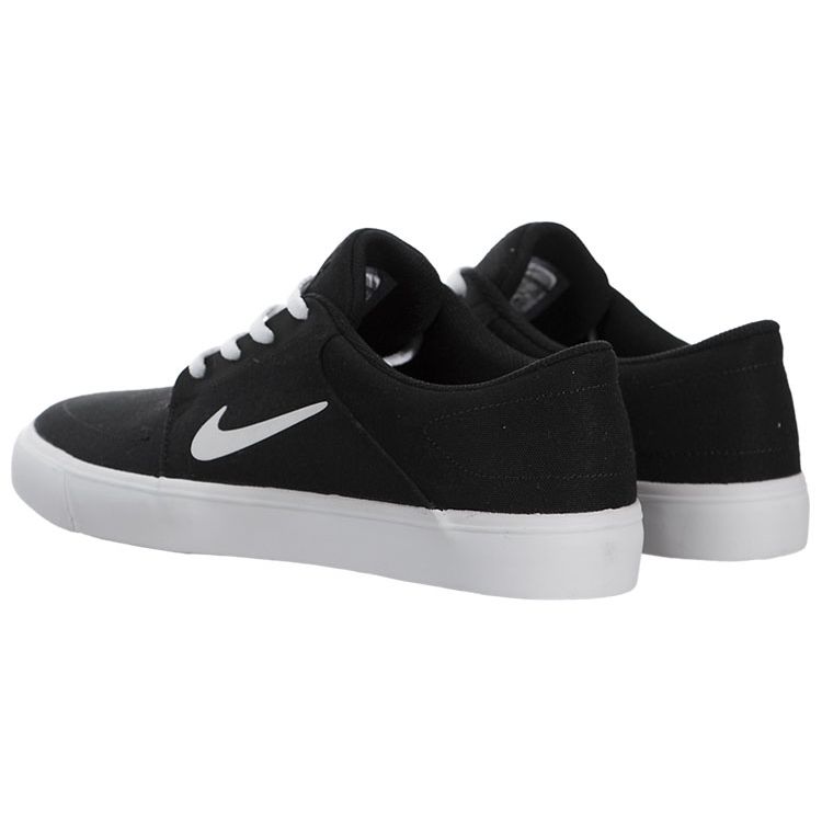 Nike Portmore Canvas SB Black Unisex Sneakers White 723874-001