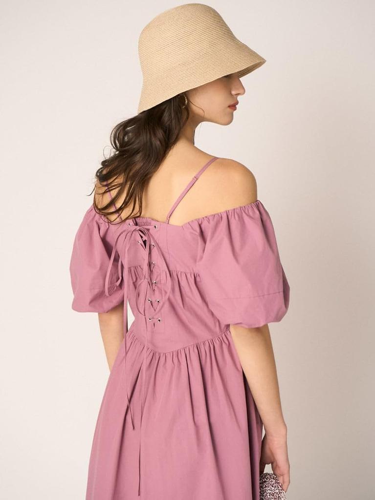 Puff Sleeve Dress [Snidel] Off-the-shoulder