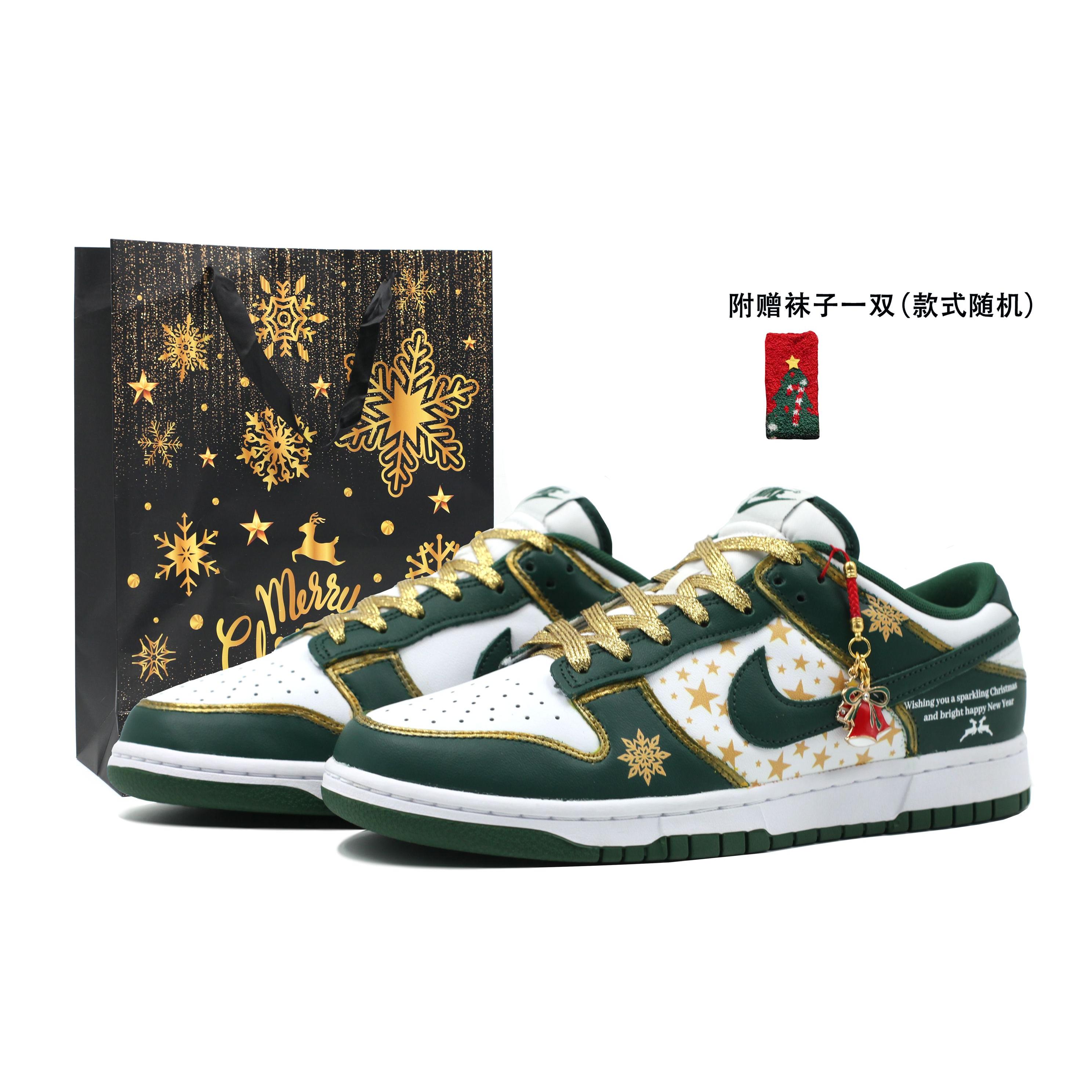 

Nike Dunk Thermal Cushioning Low top Skateboard Shoes Unisex White Green DD1391-101(Team205-) 43