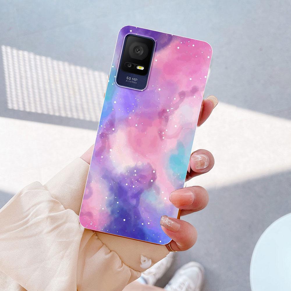 For TCL 408 Case Luxury Silicone Soft Protective Phone Cover for TCL 405 406 408 Cases Coque For TCL408 Bumper Fundas Shell TCL 405