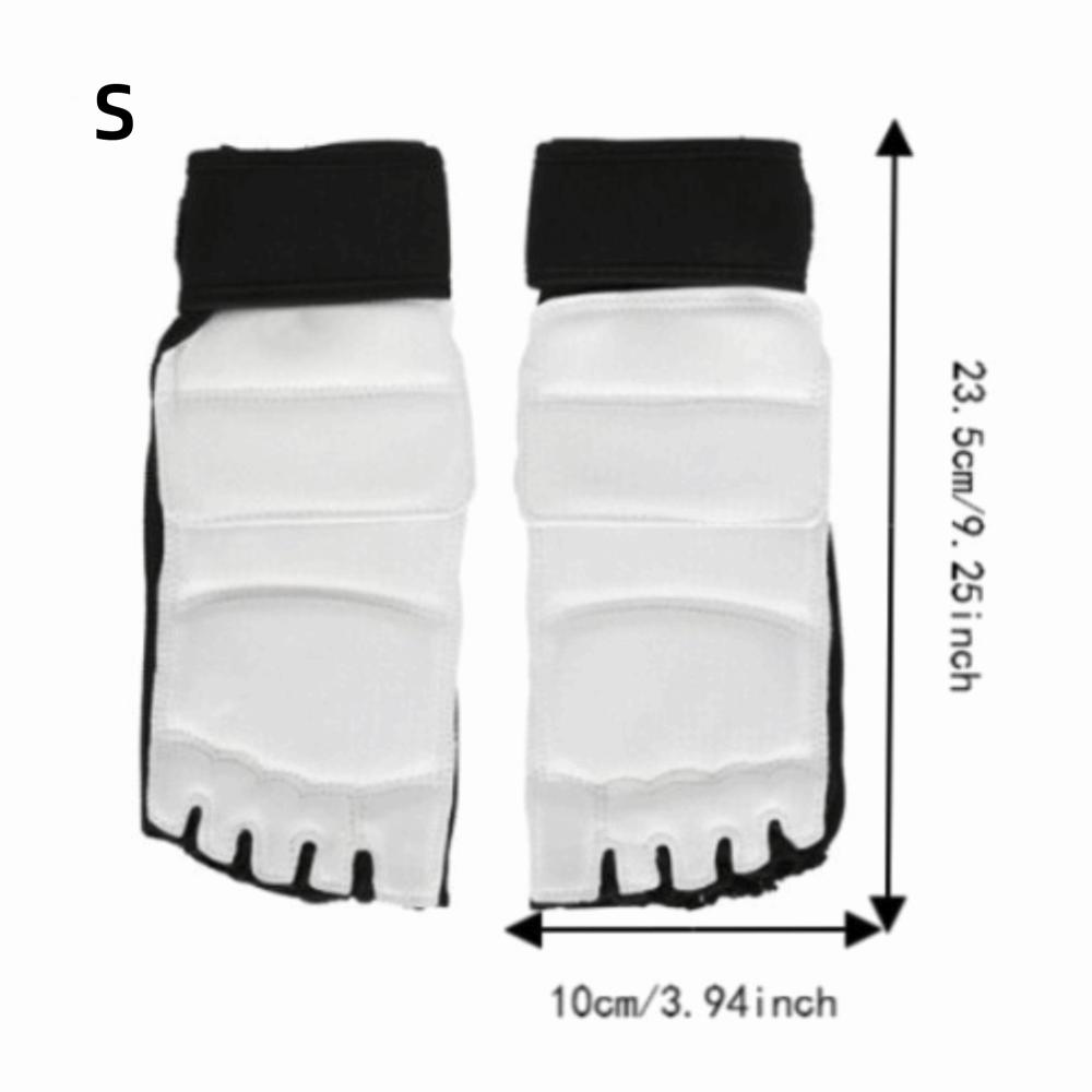 2pcs Padded Palm Martial Arts Foot Guard PU Fingerless Boxing Gloves  Boxing Training S