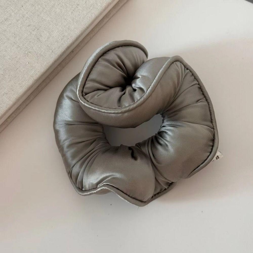 Elastic Pillow Hair Scrunchies Sponge Sleep Three-Dimensional Hair Bands Satin Filled Comfortable Wear Head Ropes