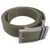 Men's Green Military Nylon Canvas Belt with Clamp Buckle 135Cm