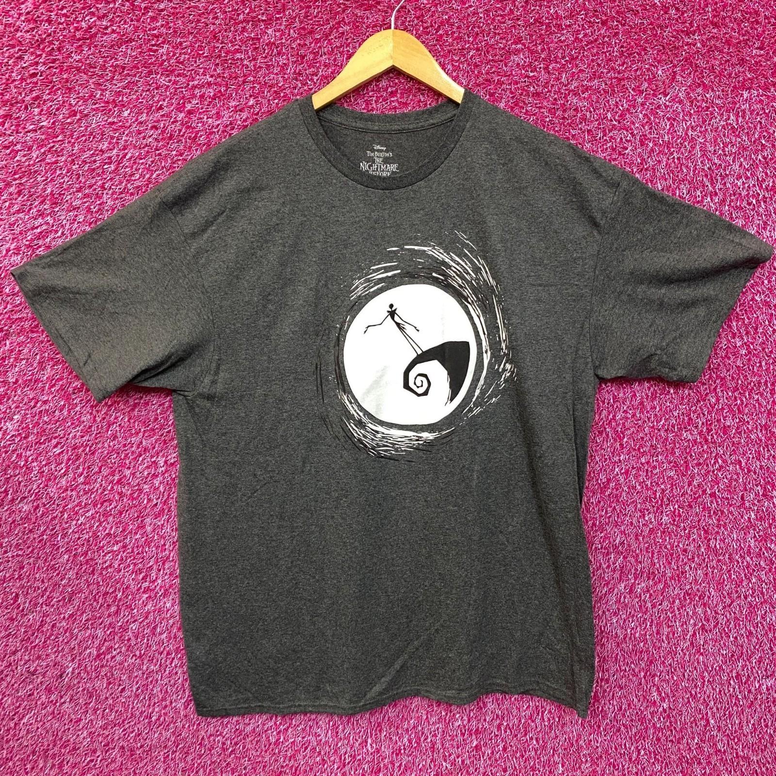 Tim Burton s Nightmare Before Christmas Jack Skellington Iconic Pose 100% Cotton T-shirt Mens Tees Top M