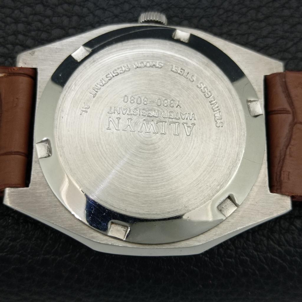MONTRE VINTAGE ALLWYN 6300A REMONTAGE MANUEL INDIA HOMME CADRAN ORIGINAL a708160-1