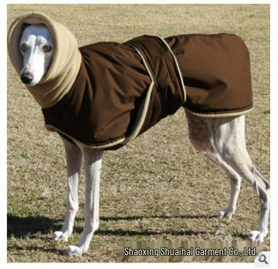 Multi-color Dog Outfit: Warm Velvet, Color Block, Easy On/Off 4XL