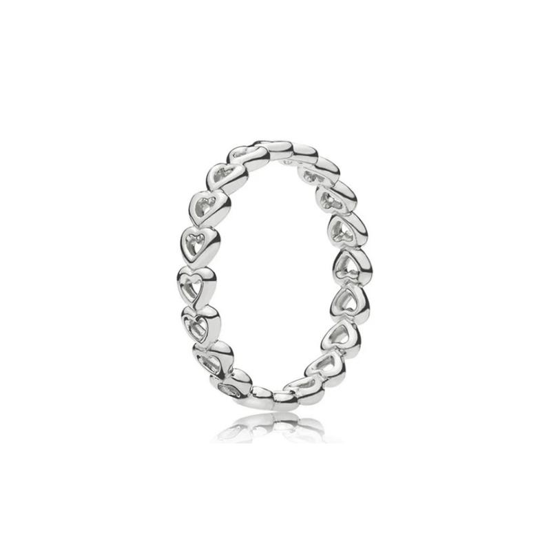 

925 Sterling Silver Daisies Crown Bow Ring for Valentine s Day Wedding Exquisite Jewelry Gift Women 9